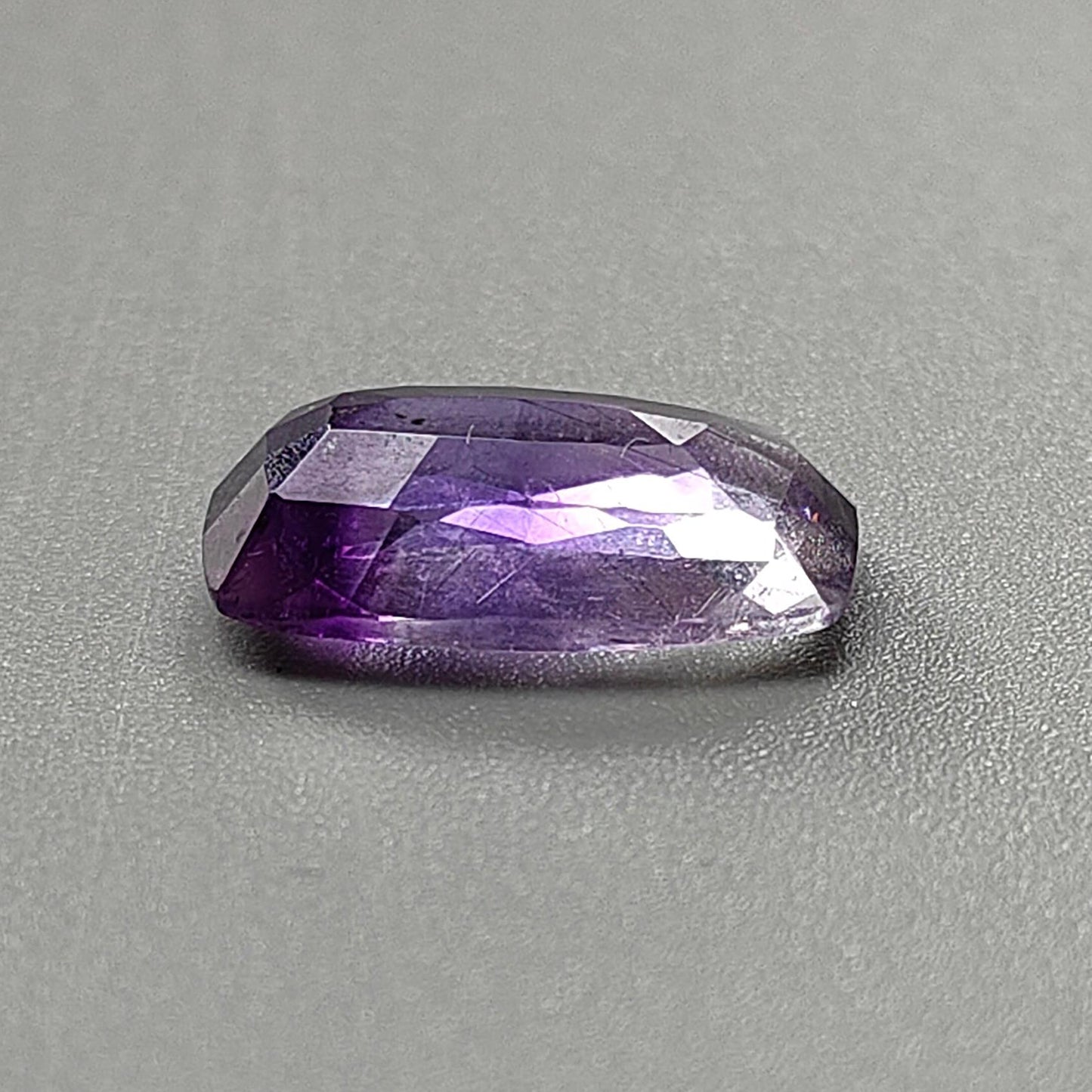 Rutile Amethyst Quartz Gemstone Faceted Cut: Natural Untreated Purple Amethyst Pear, Baguette Shape 1pc for Jewelry February Birthstone