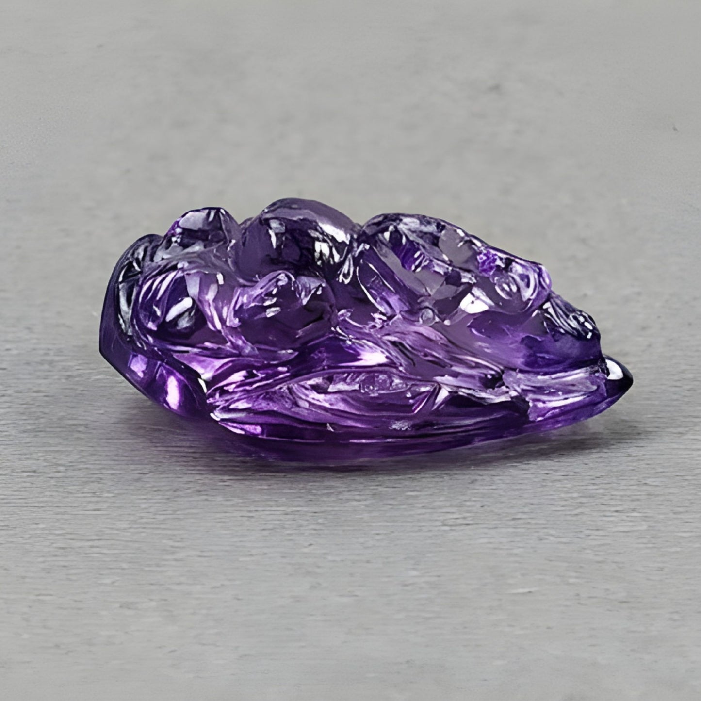 紫水晶手工宝石