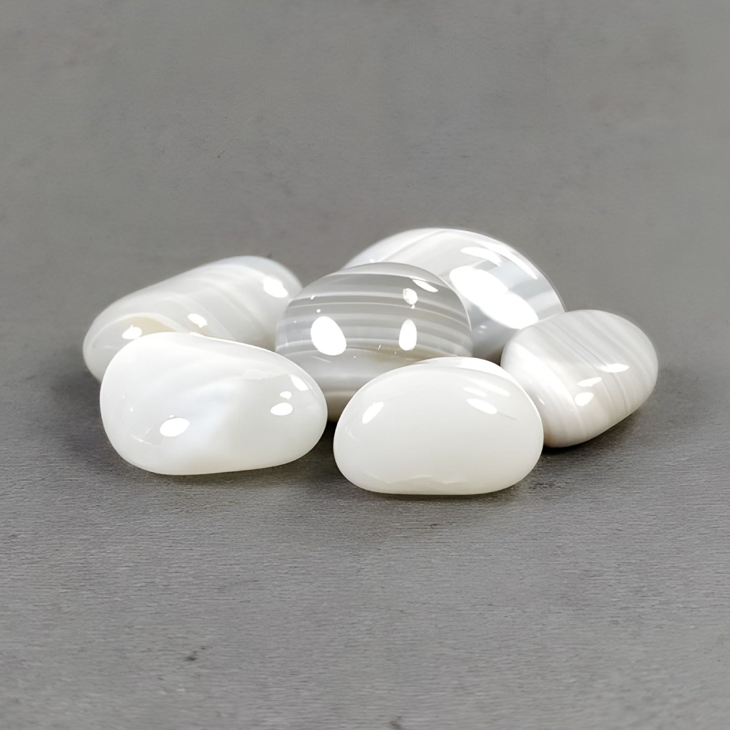 223.55cts Botswana Agate Gemstone Cabochon Bi-Color Natural Untreated Fancy 6pcs