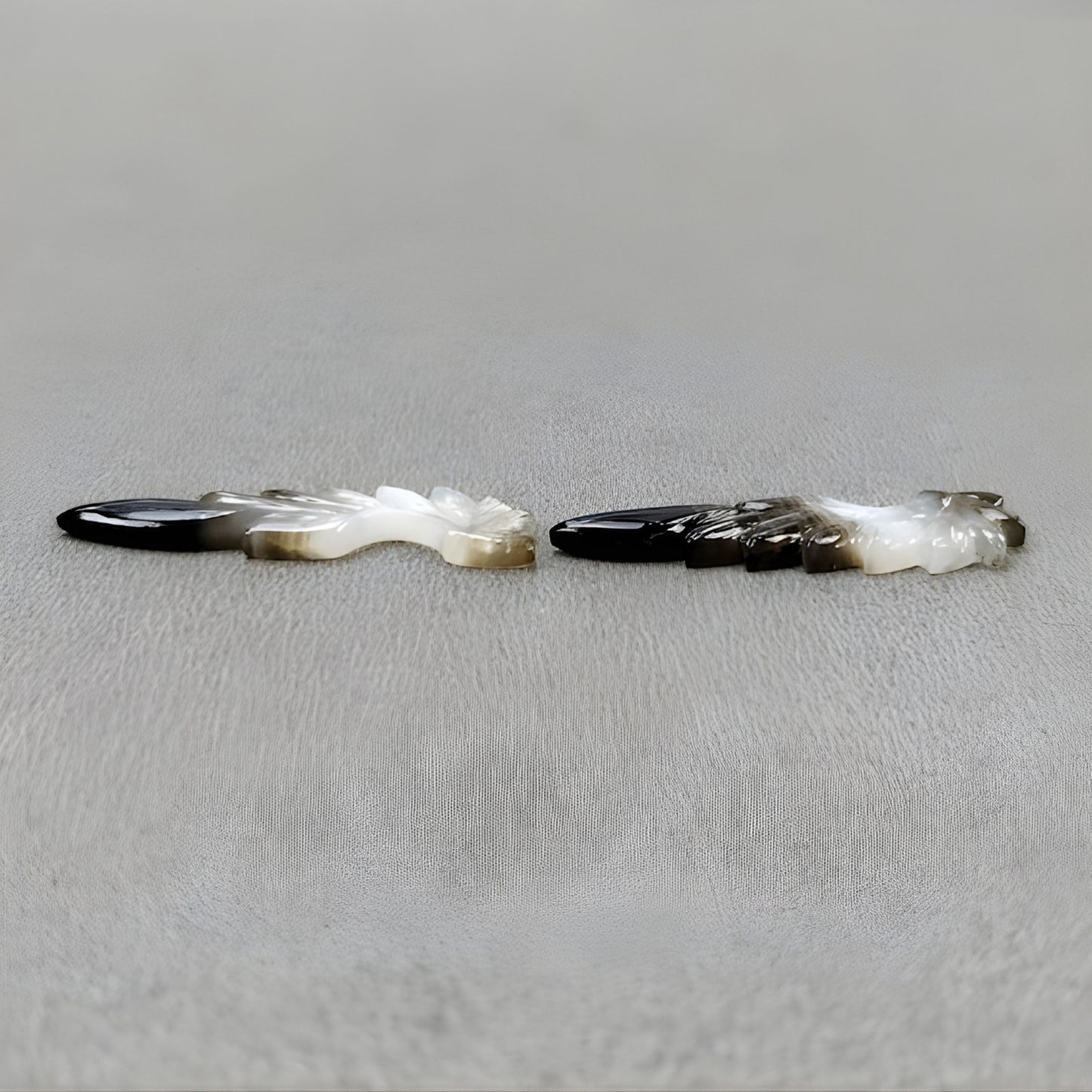 玛瑙天使翅膀雕刻