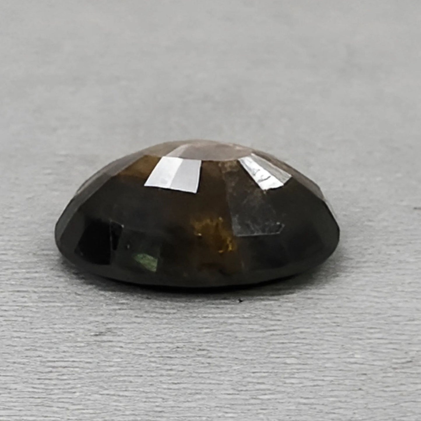 22.00cts Golden Chocolate Sapphire Faceted Cut Gemstone Natural Untreated Oval Shape