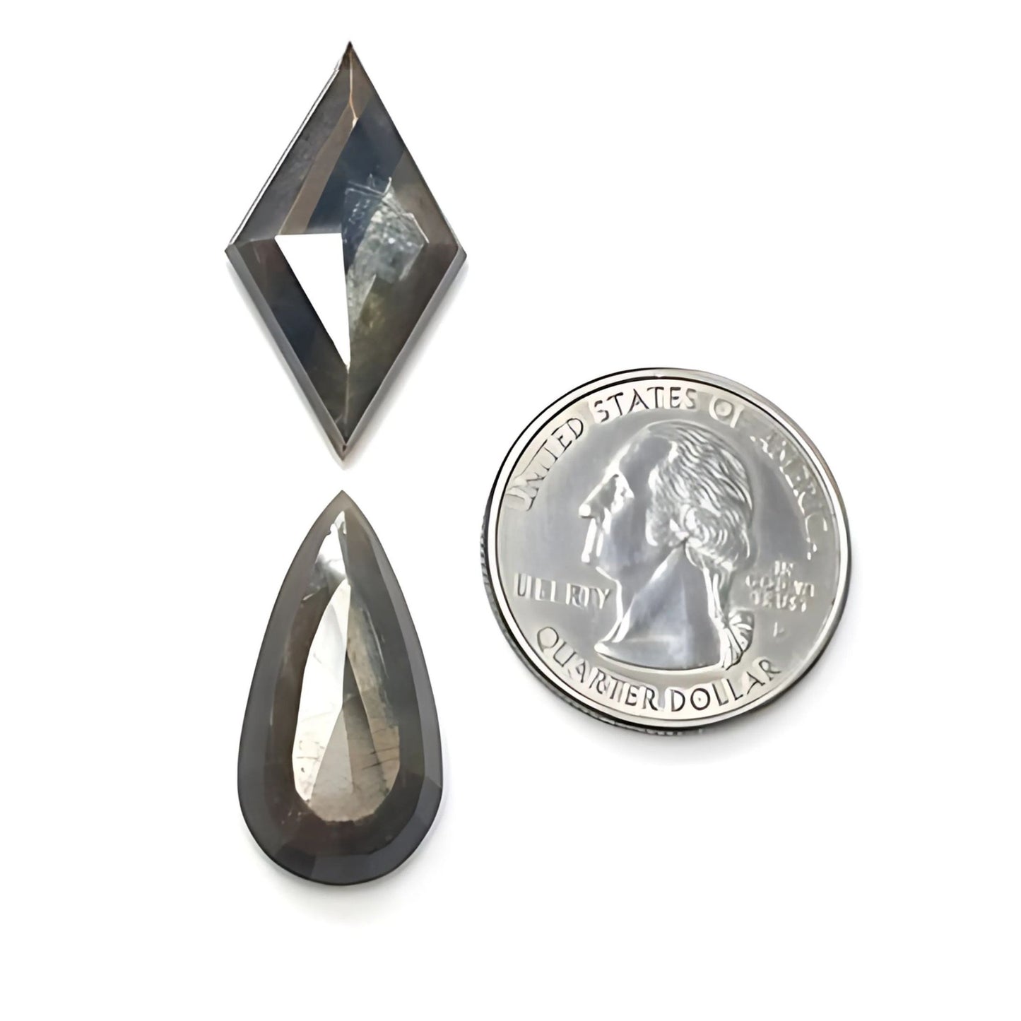 31.50cts Golden, Chocolate Sapphire Faceted Cut Gemstone Natural Untreated Fancy Shape