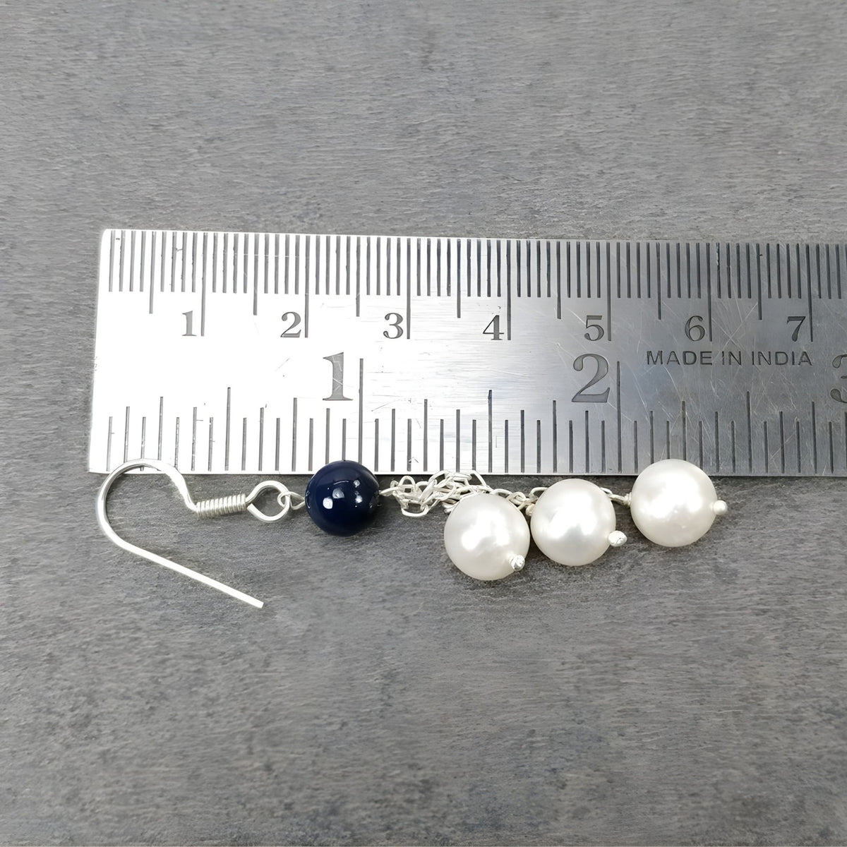 pendientes de zafiro azul