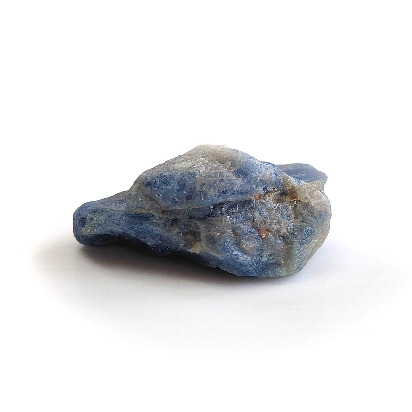 Record Keeper Blue SAPPHIRE Gemstone Crystal : 237.70cts Natural Unheated Triangle Formative Sapphire Rough Specimen 38*45mm