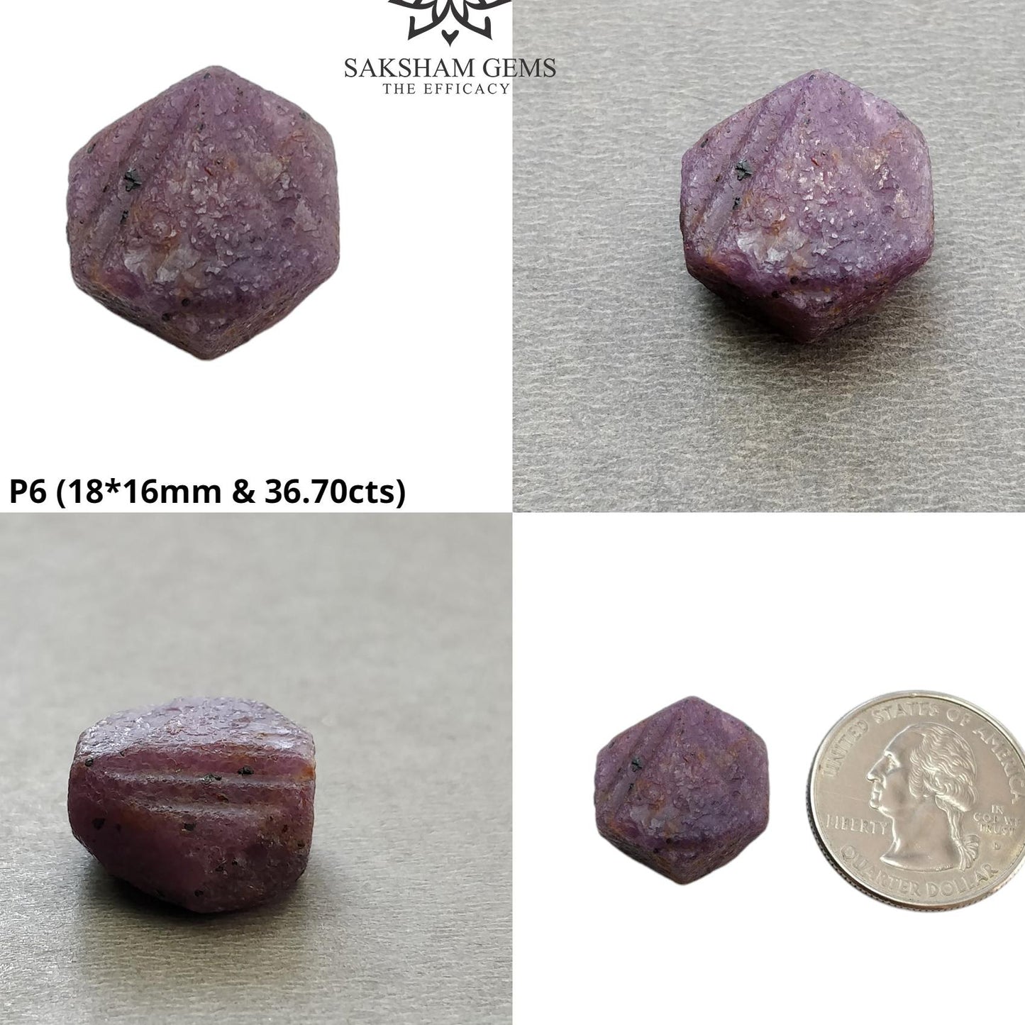 Record Keeper Ruby Gemstone Crystal : Natural Untreated Unheated Red Ruby Triangle Formative Specimen