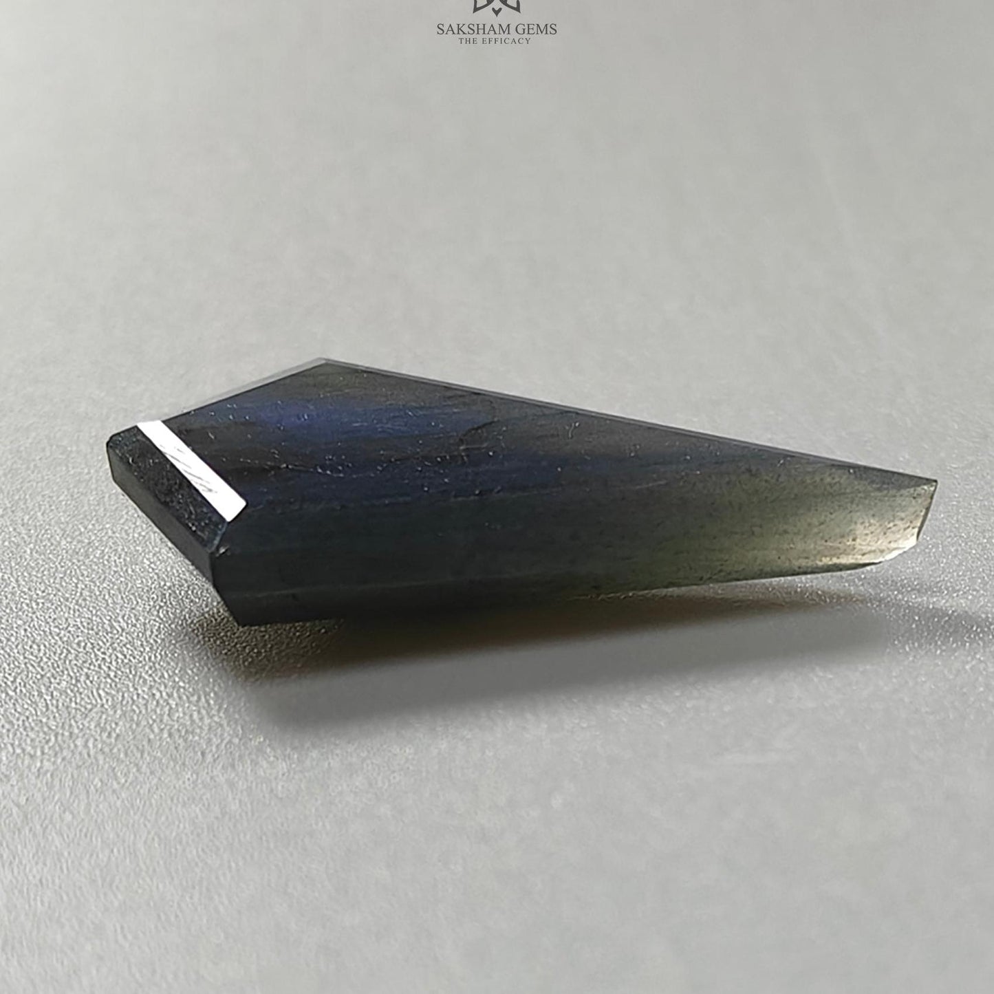 Labradorite Cabochon Fancy Cut : 27.50cts Natural Untreated Unheated Blue Labradorite Pear Shape 1pc For Jewelry36*20mm