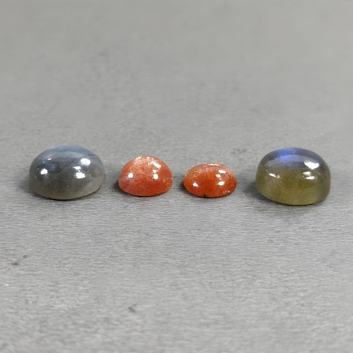 ラブラドライト、サンストーン(ジュエリー用)