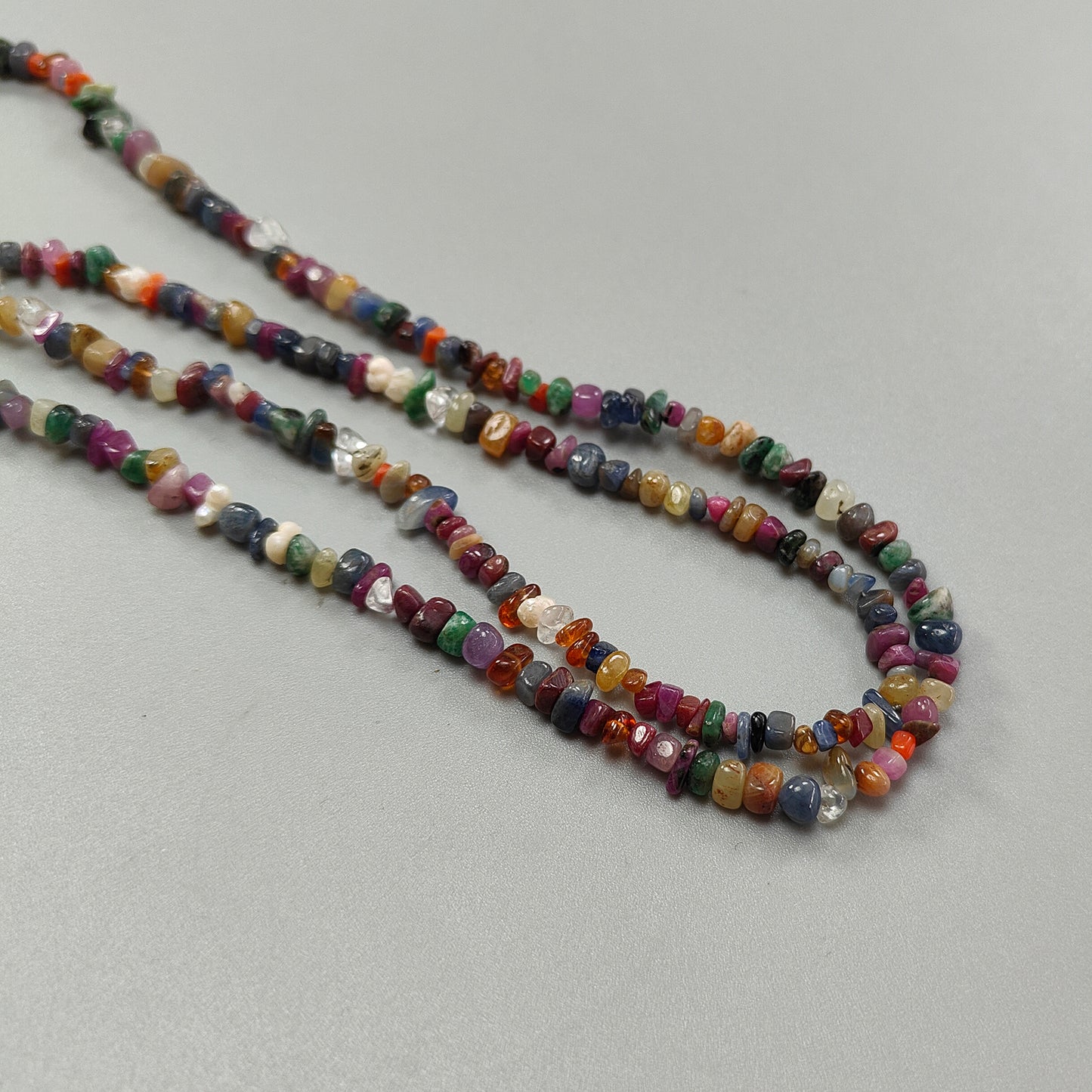 Natural Untreated Precious Gemstone NAVRATNA Multi Sapphire Fancy Pearl Coral Hessonite Emerald Ruby 165cts, 3mm - 7mm 30" Uncut Loose Beads