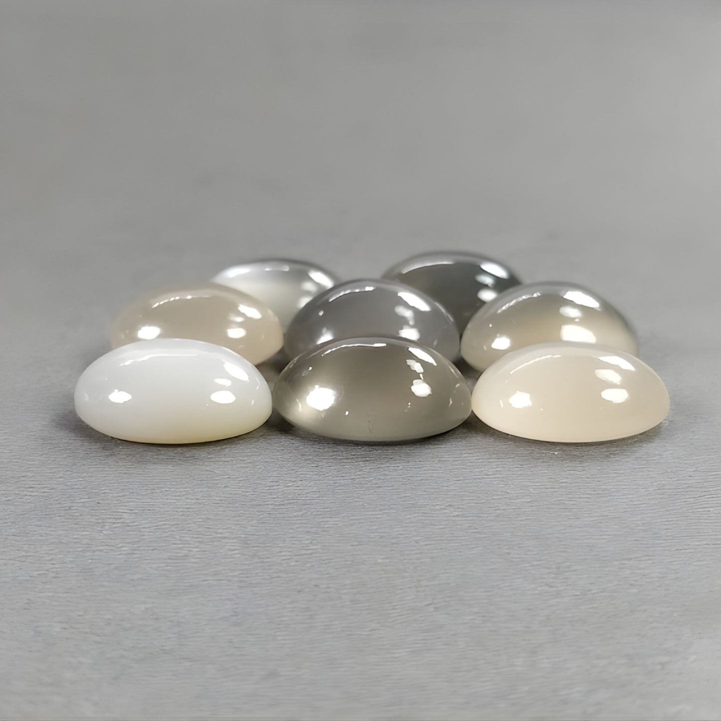 141.35cts Multi Color Moonstone Gemstone Natural Untreated Cabochon Oval Shape 8pcs