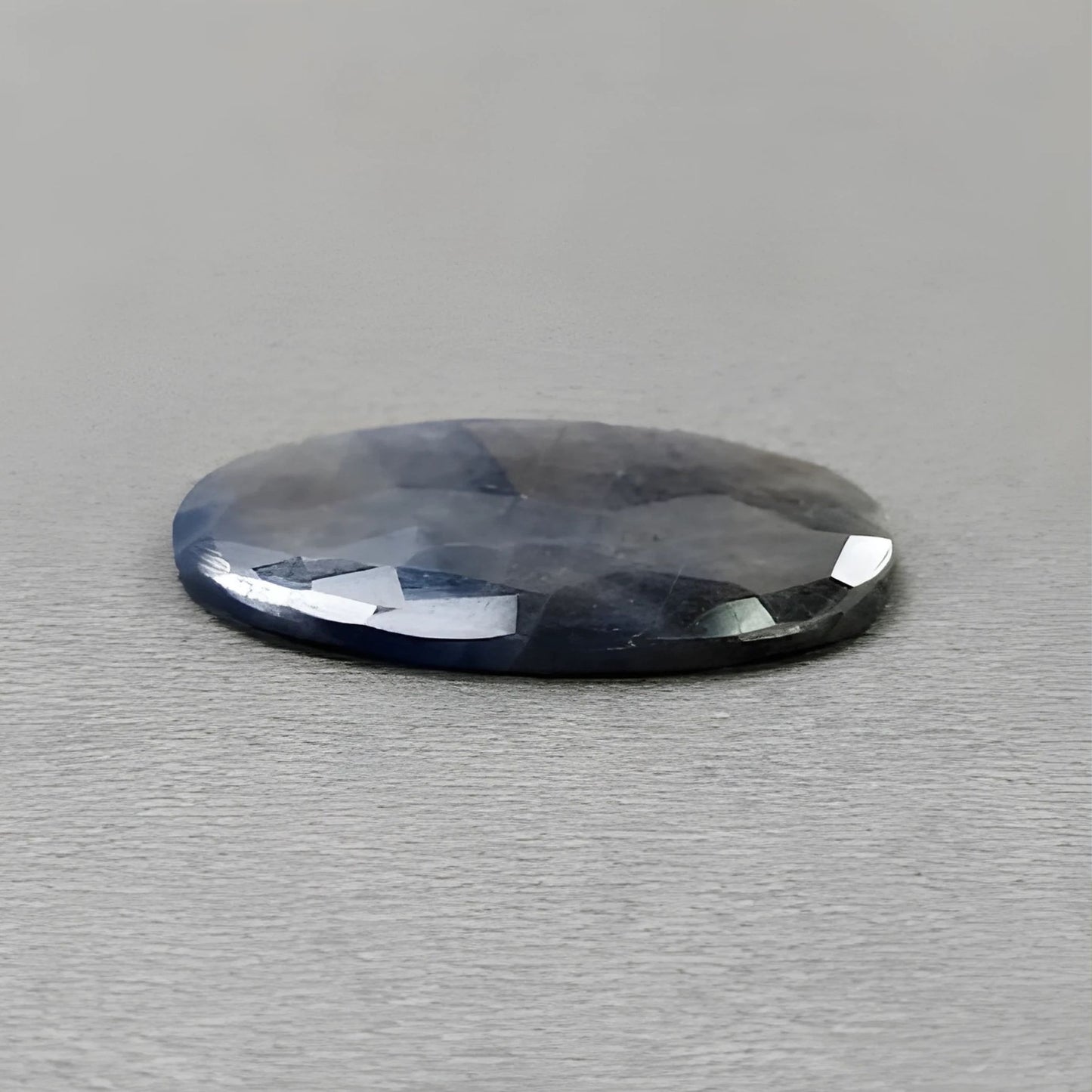 20.90cts Natural Untreated Multi Sapphire Gemstone Oval Shape Rose Cut Slice