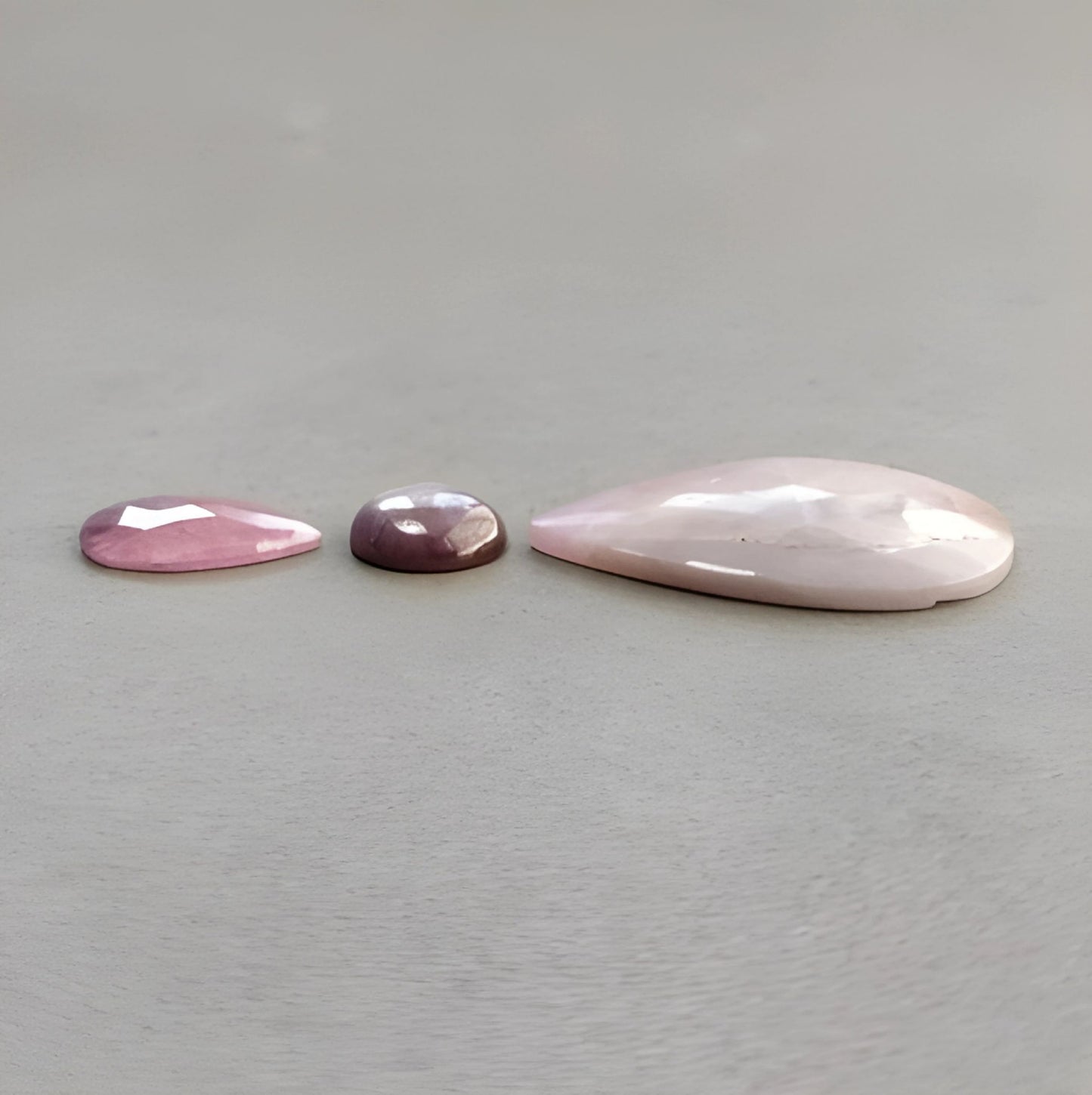 Flat Back Pink Sapphire