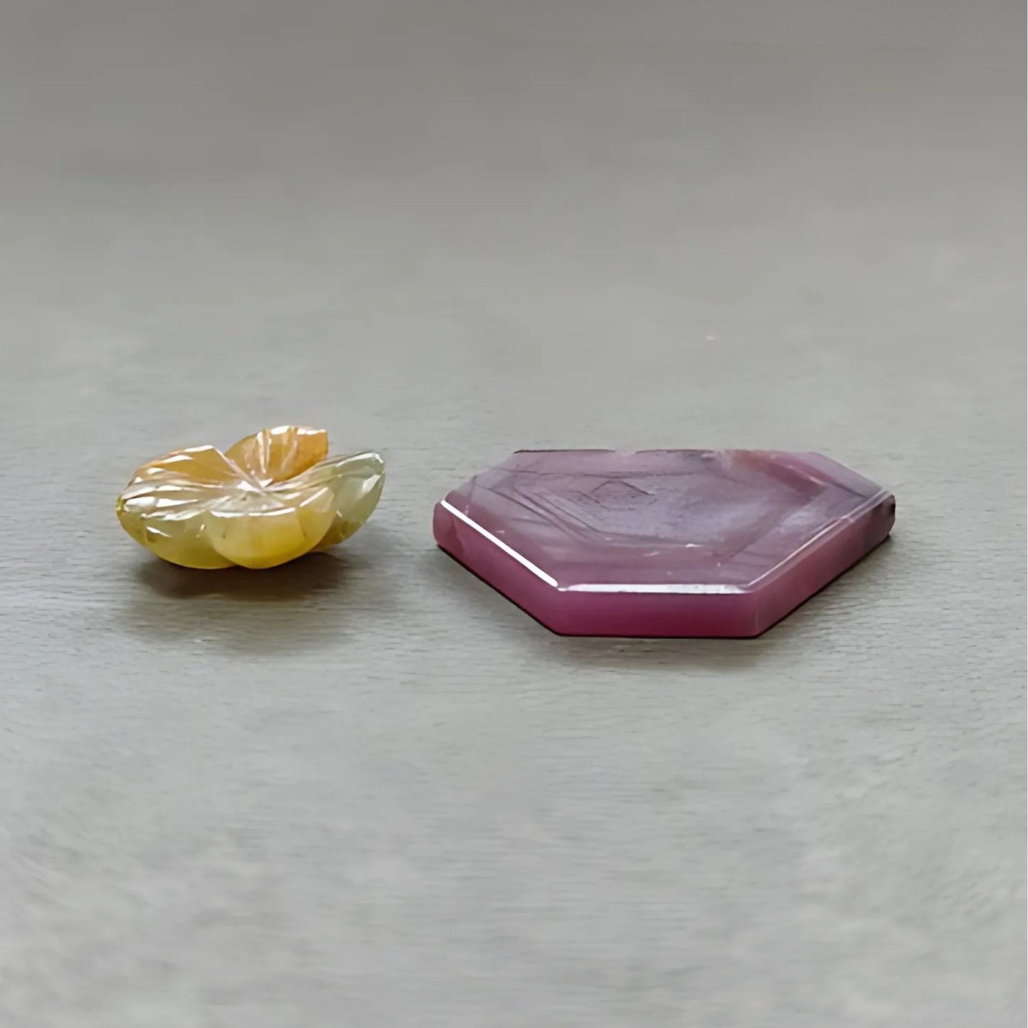 rose naturel non traité, jaune saphir