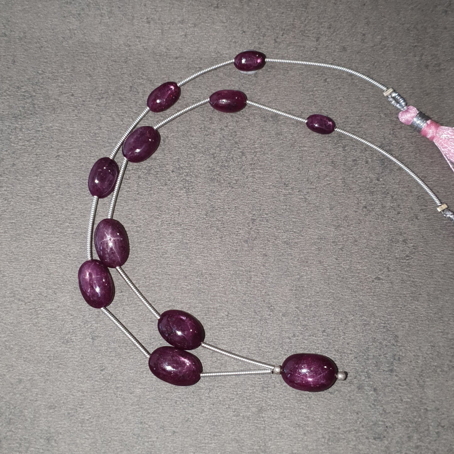 59.00cts Natural Untreated Unheated Red Ruby Gemstone Oval Shape Beads 8*5mm - 13*9mm