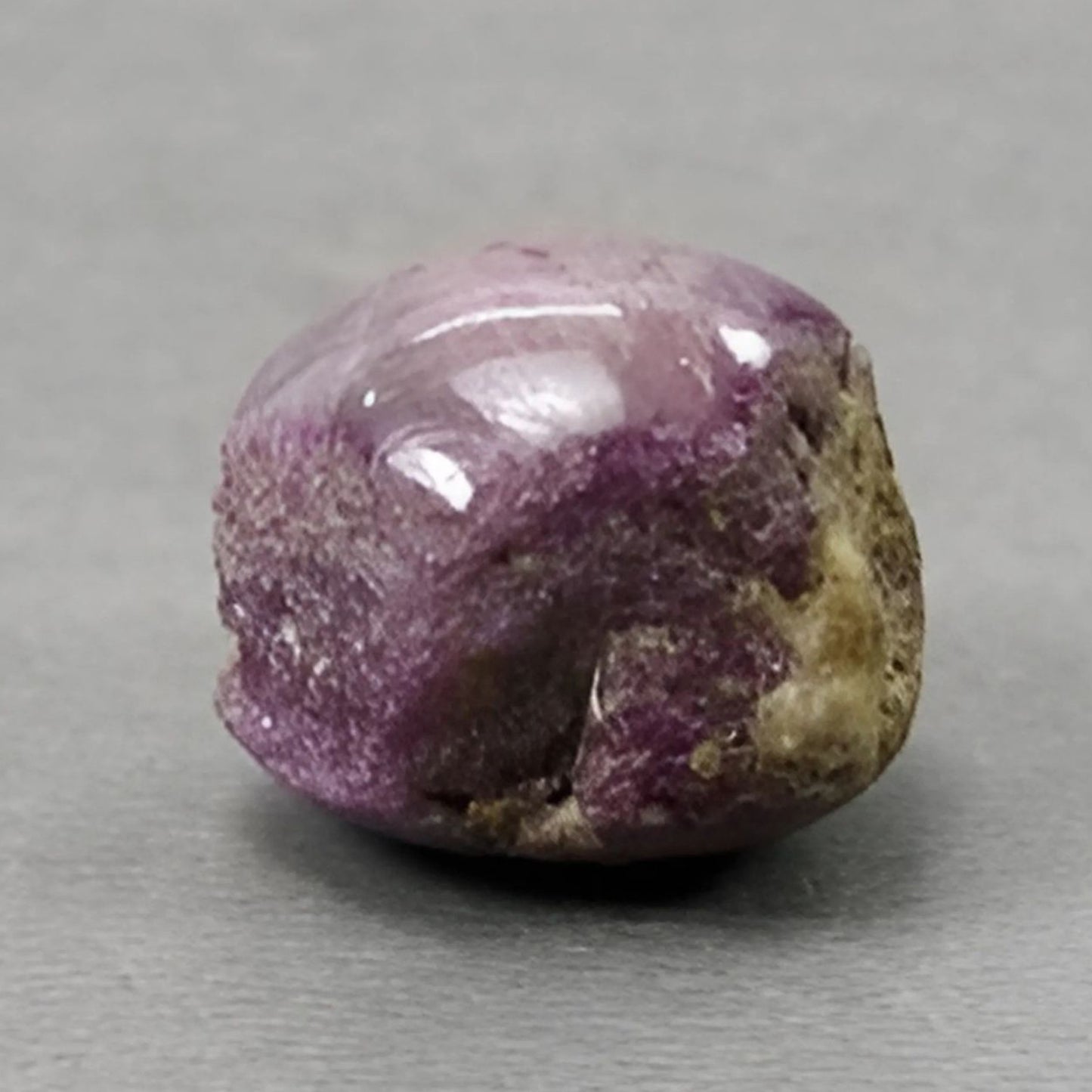 79.80cts Natural Untreated Both Side Star Ruby Gemstone Crystal Wand Healing Specimen 27*20mm