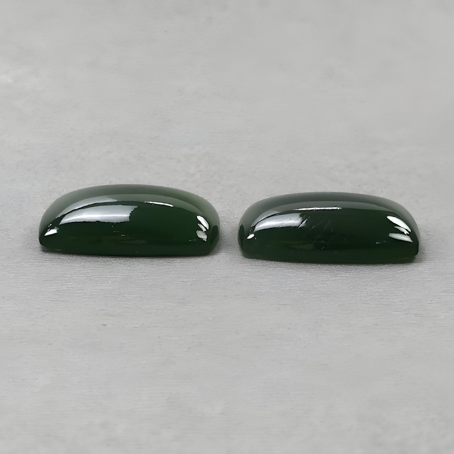 51.00cts Antigorite Serpentine Gemstone Natural Untreated Cabochon Cushion Shape Pair