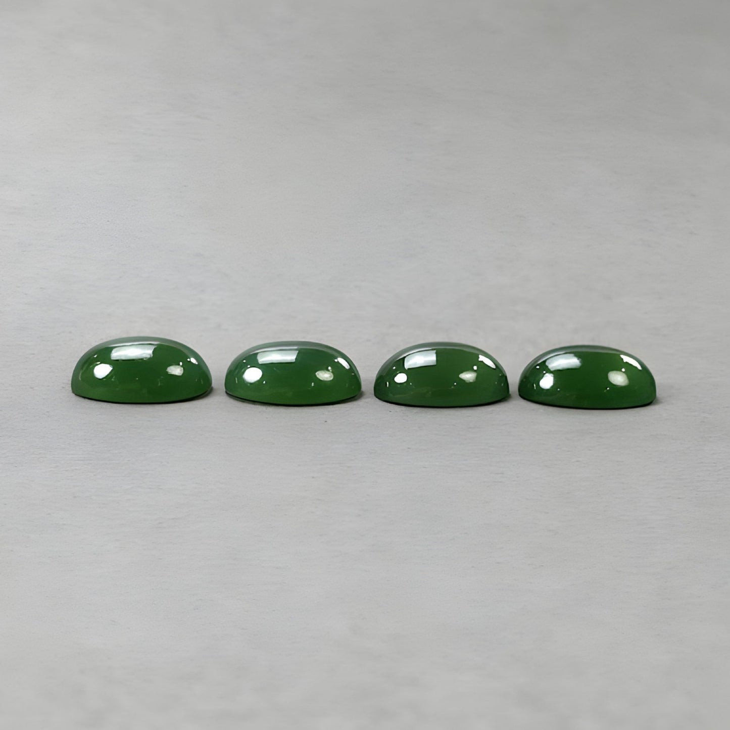 63.25cts Antigorite Serpentine Gemstone Natural Untreated Cabochon Oval Shape 4pcs