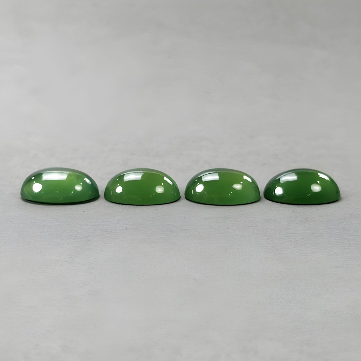 61.75cts Antigorite Serpentine Gemstone Natural Untreated Cabochon Oval Shape 4pcs