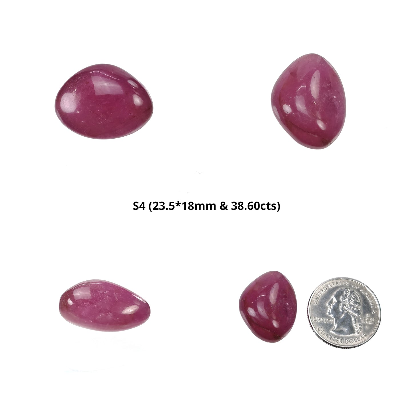 Pink TOURMALINE Gemstone Tumble : Natural Untreated Tourmaline Uneven Shape Cabochon