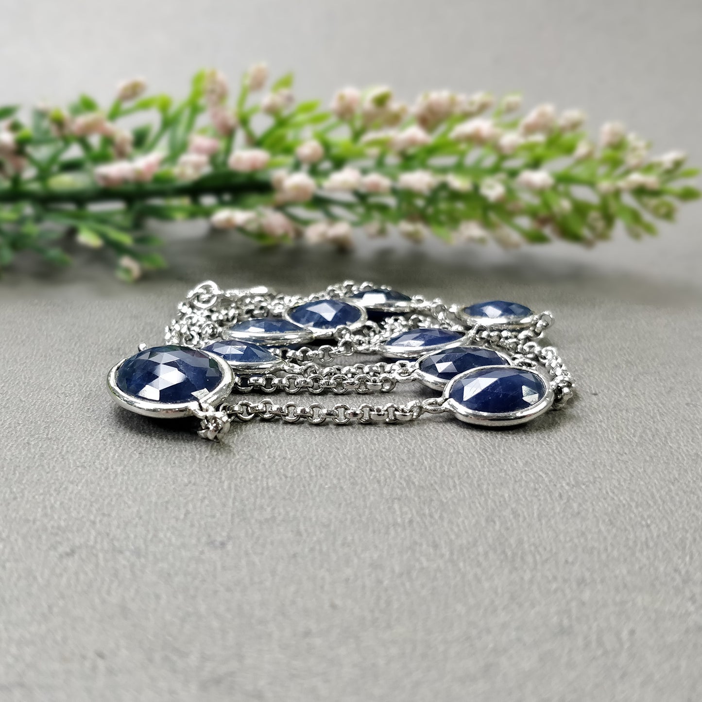 Blue Sapphire Necklace