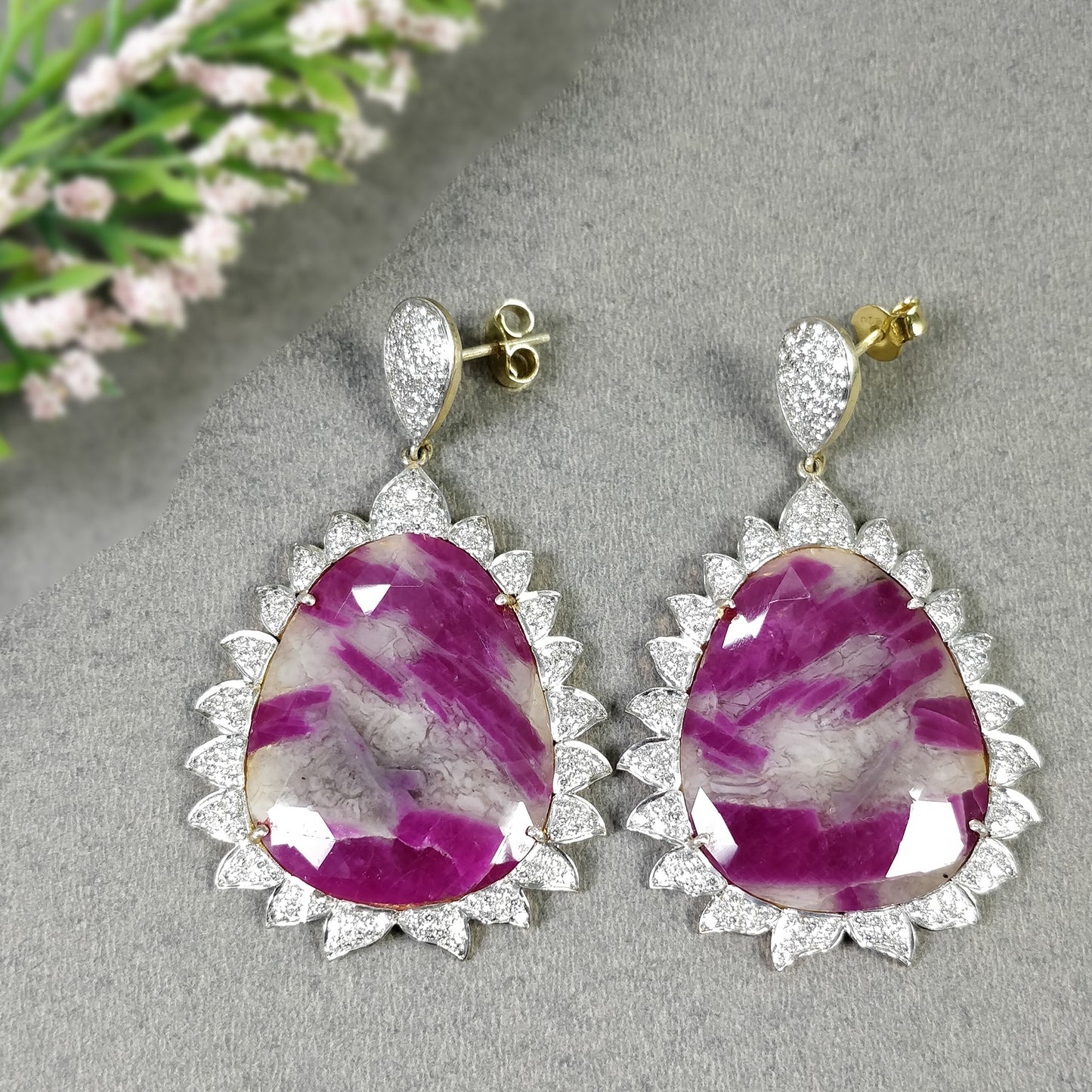 Ruby Earrings