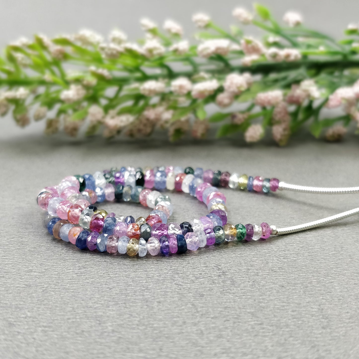 Multi Sapphire Beads