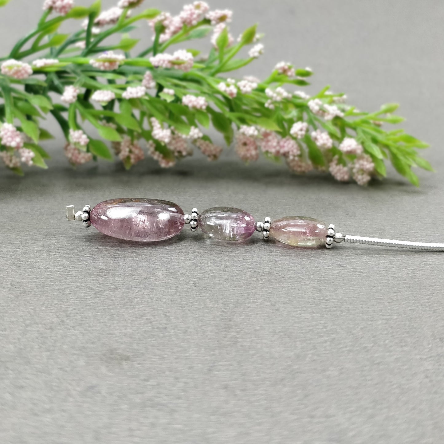 Tourmaline Gemstone Loose Beads : Natural Untreated Bi-Color Tourmaline Uneven Shape Plain Nuggets