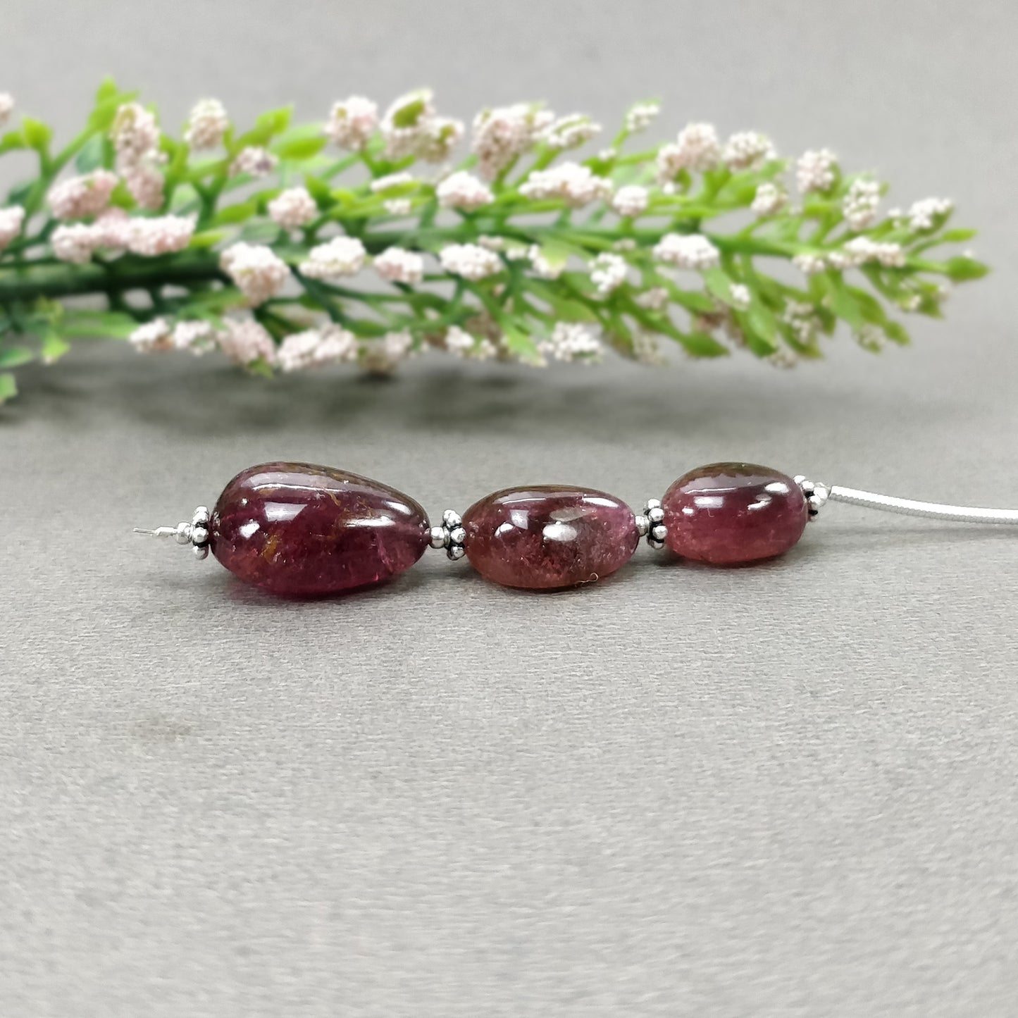 Tourmaline Gemstone Loose Beads : Natural Untreated Bi-Color Tourmaline Uneven Shape Plain Nuggets