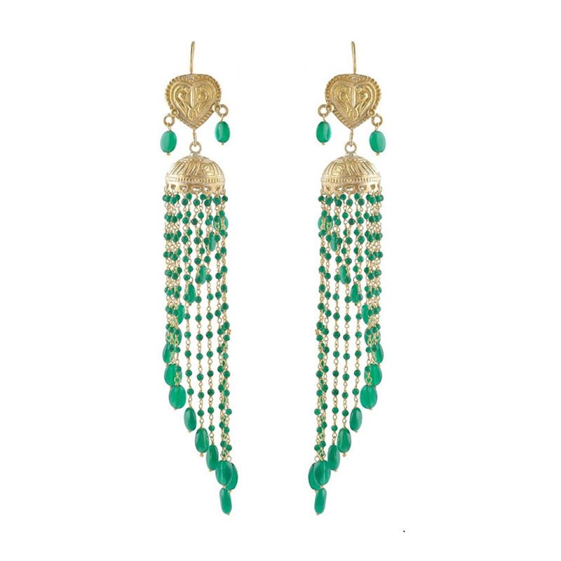 Gemstone Bead Earring
