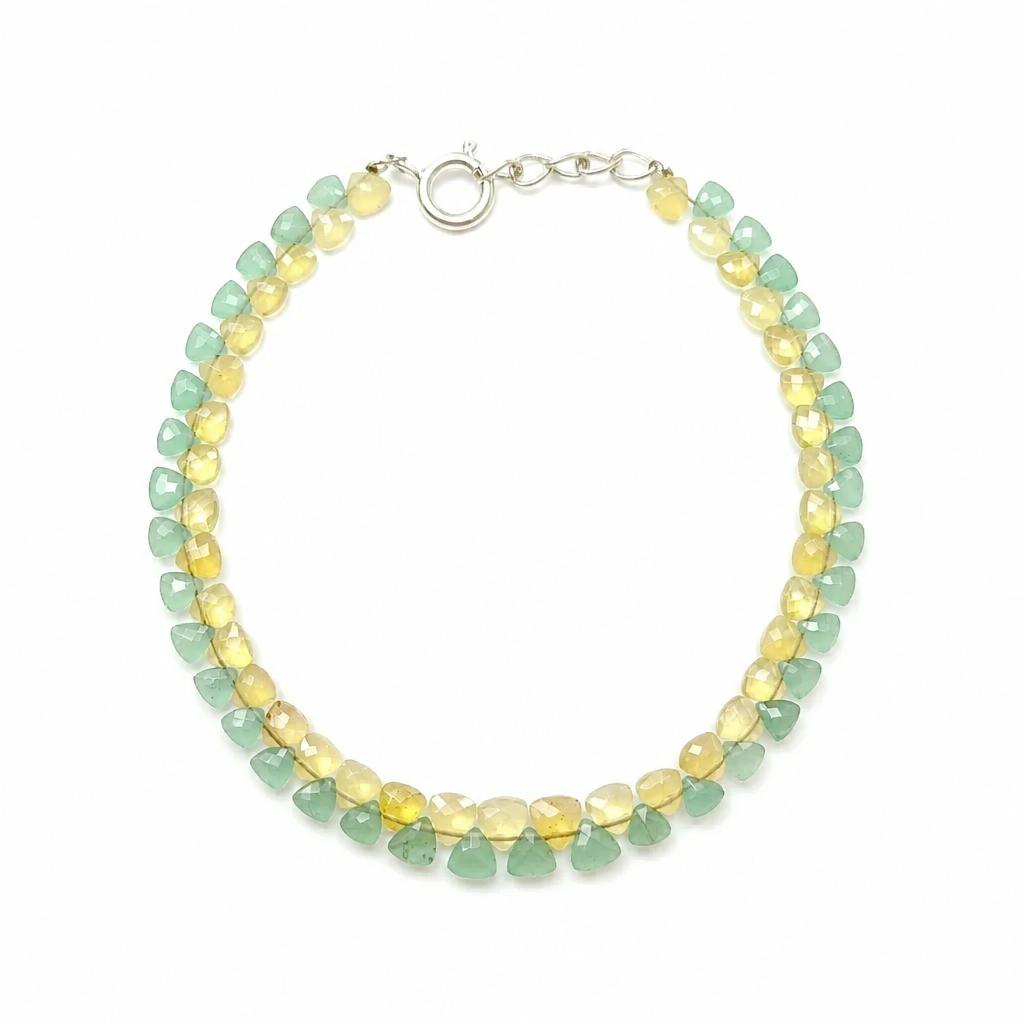 Yellow Opal, Quartz Gemstone Bracelet