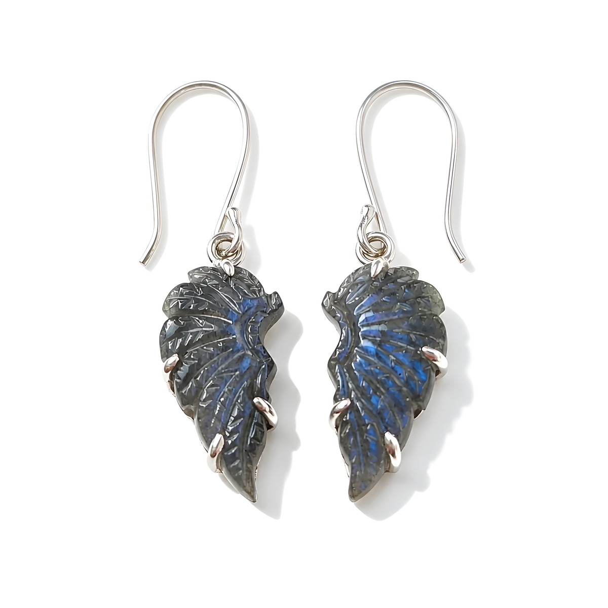 Labradorite Gemstone Silver Earring