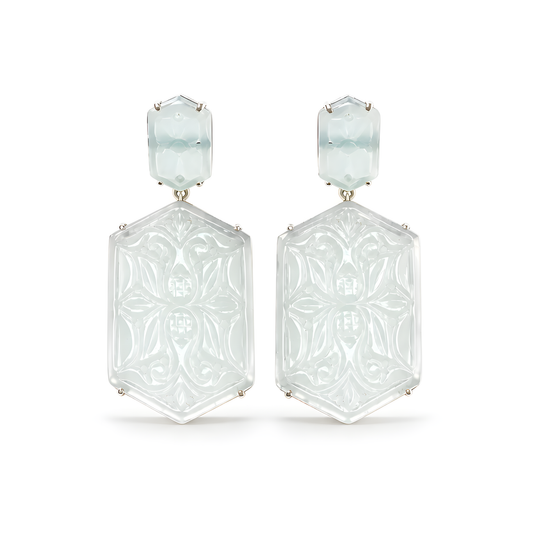Onyx Gemstone 925 Silver Earring