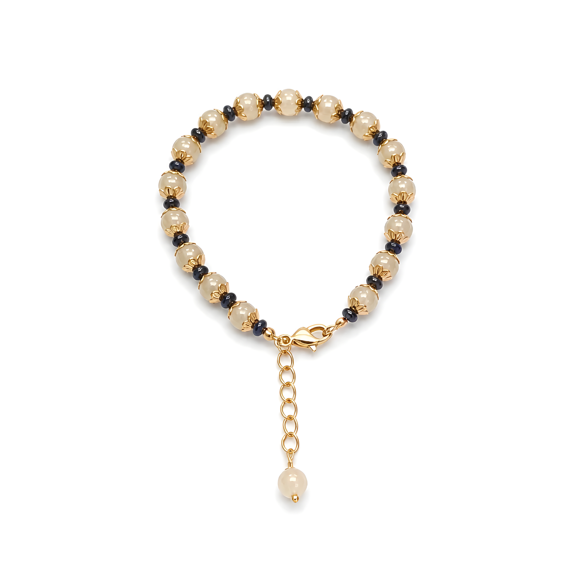 Sapphire Gemstone Cocktail Beads Bracelet