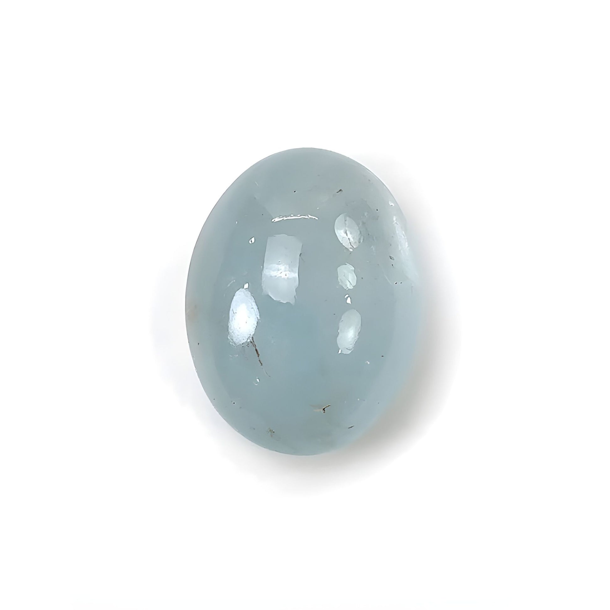 aquamarine cabochon gemstone