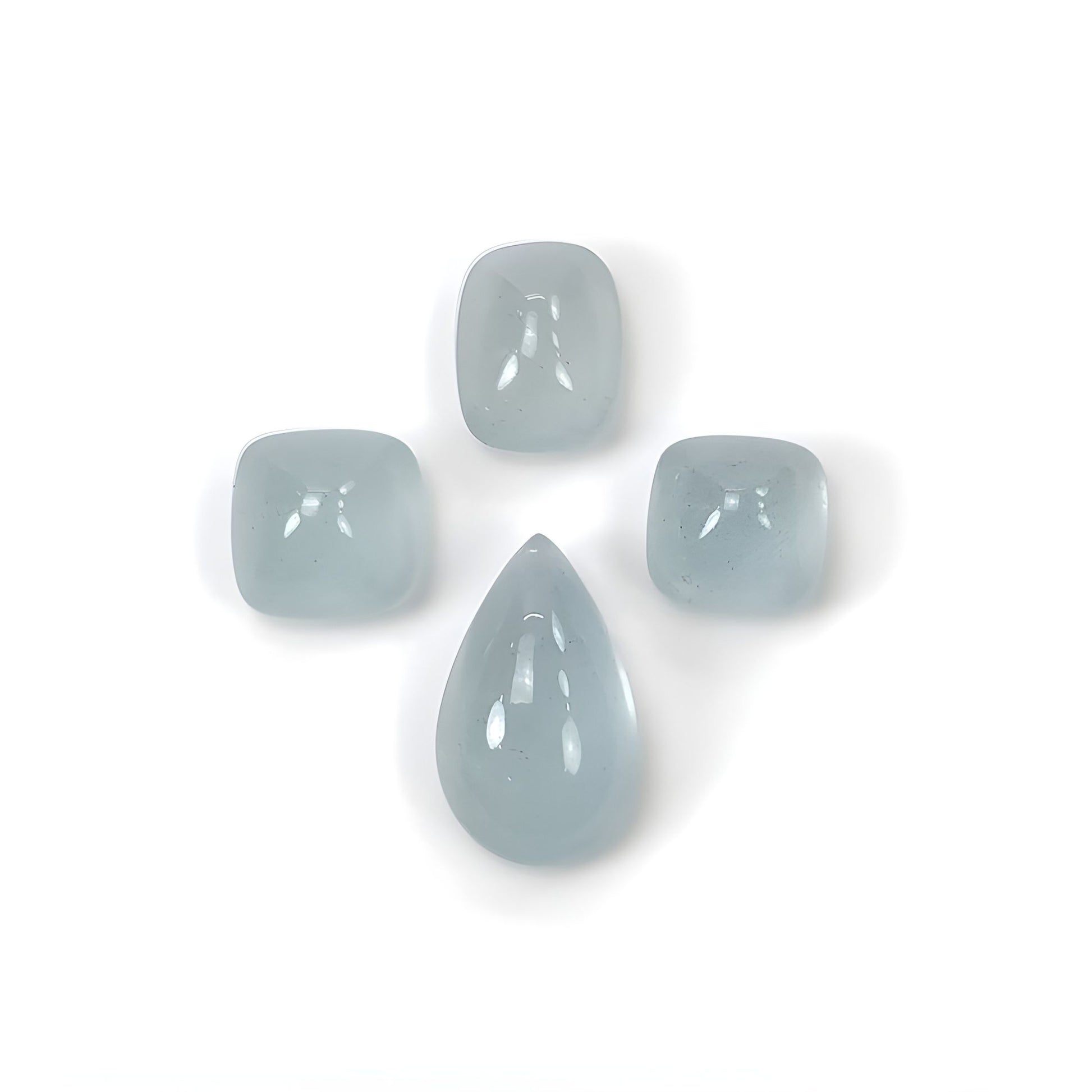 aquamarine cabochon gemstone