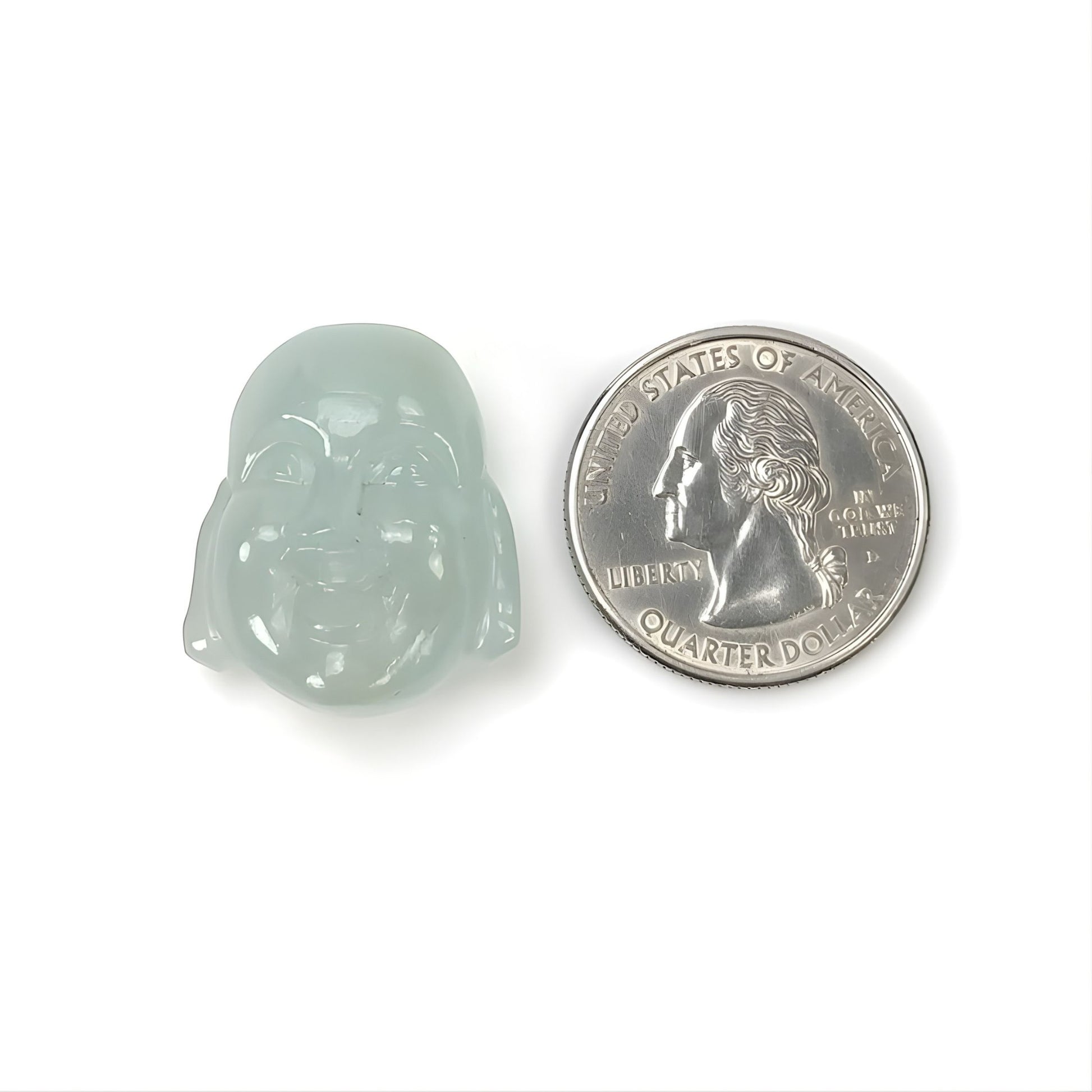 Aquamarin-Schnitzedelstein