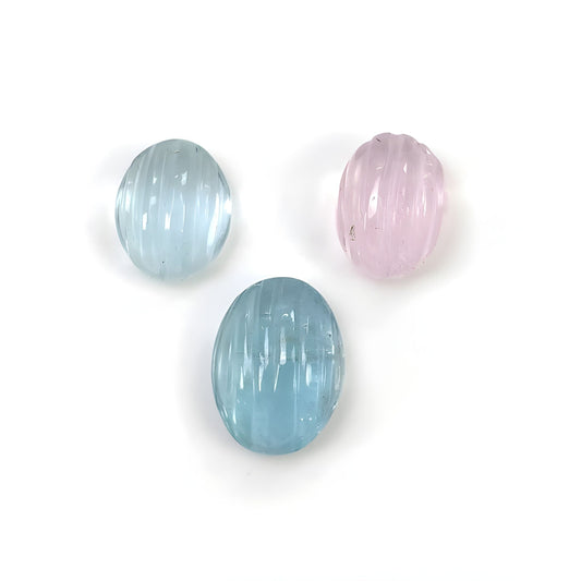 quamarine carving gemstone