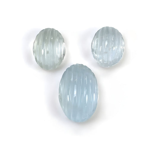 aquamarine carving gemstone