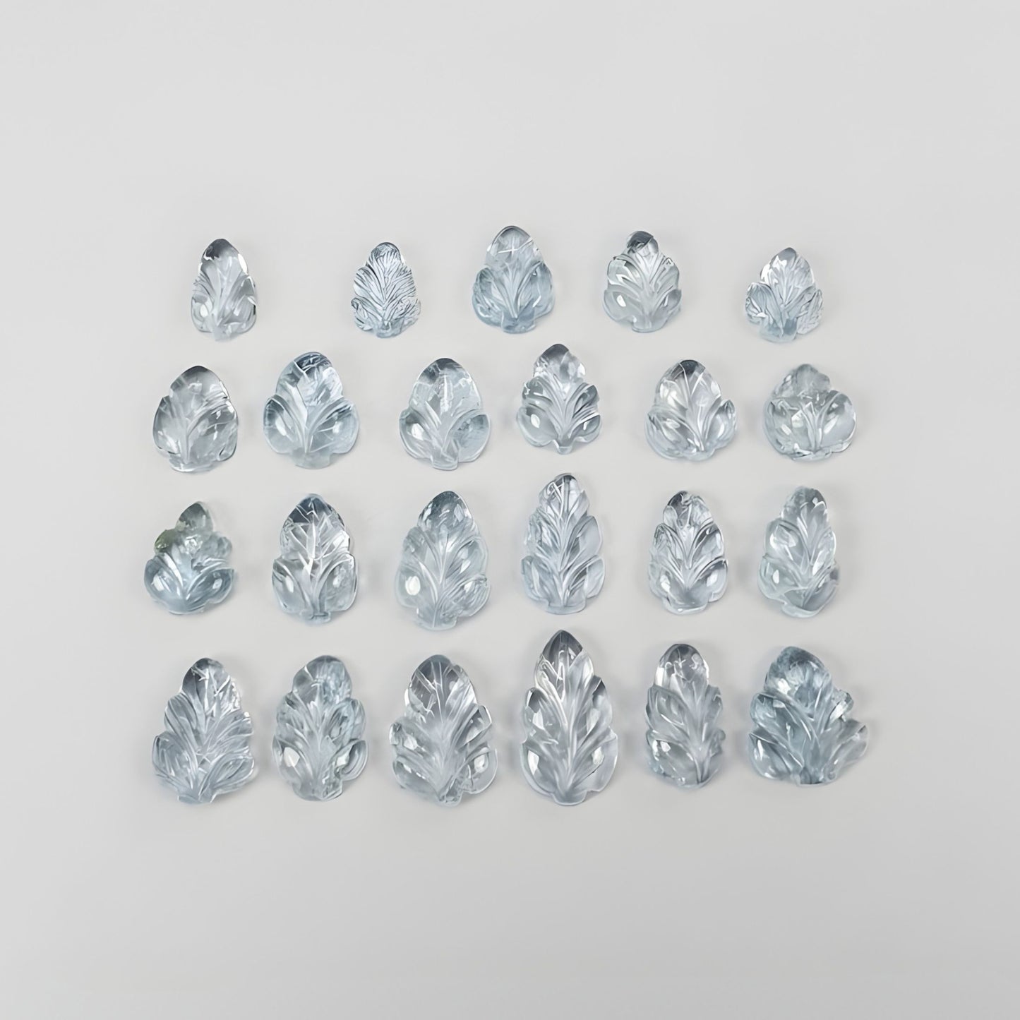 aquamarine carving gemstone