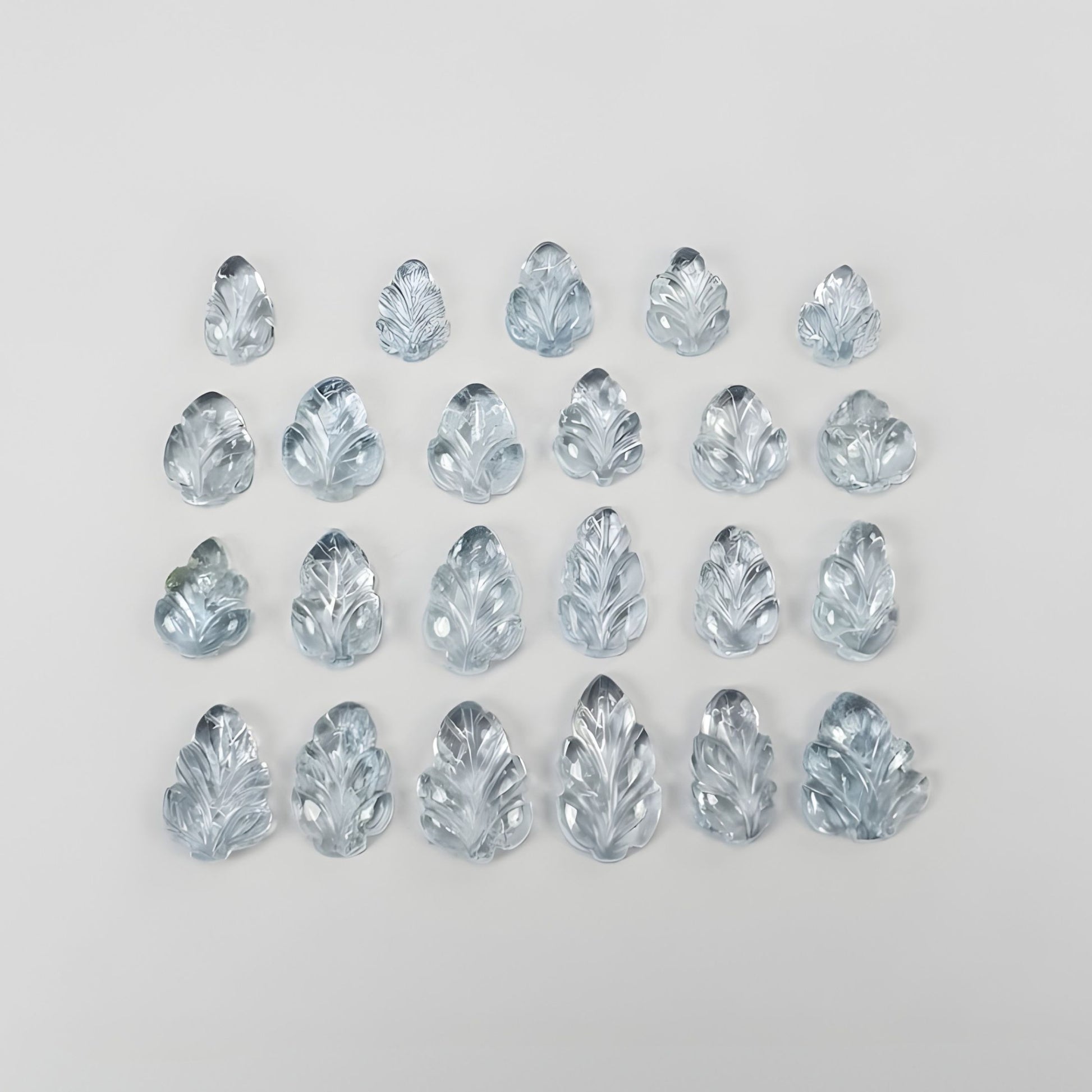 aquamarine carving gemstone