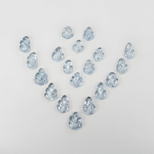 aquamarine carving gemstone