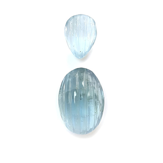 aquamarine carving gemstone
