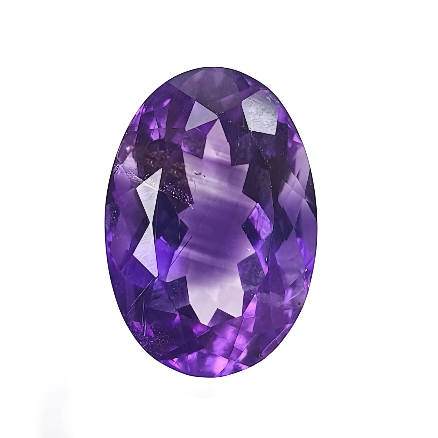 amethyst oval shape fancy cut