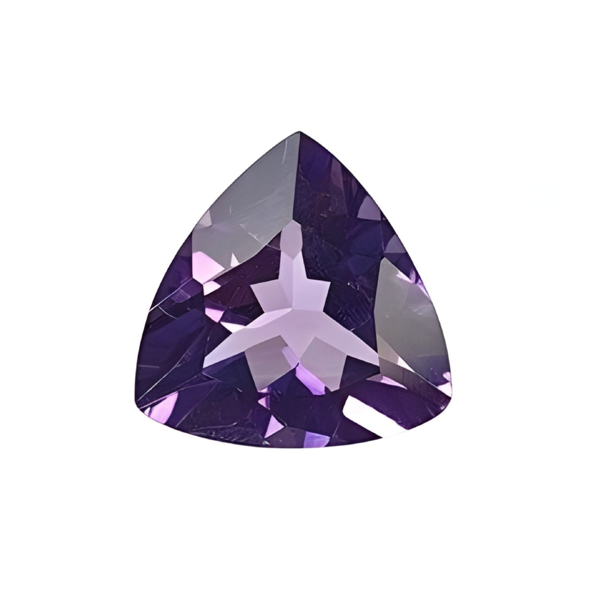 amethyst faceted cut gemstone
