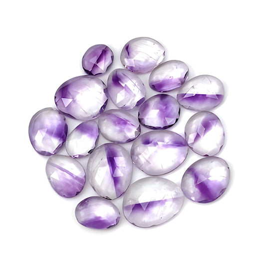 Amethyst Egg Shape Rose Cut