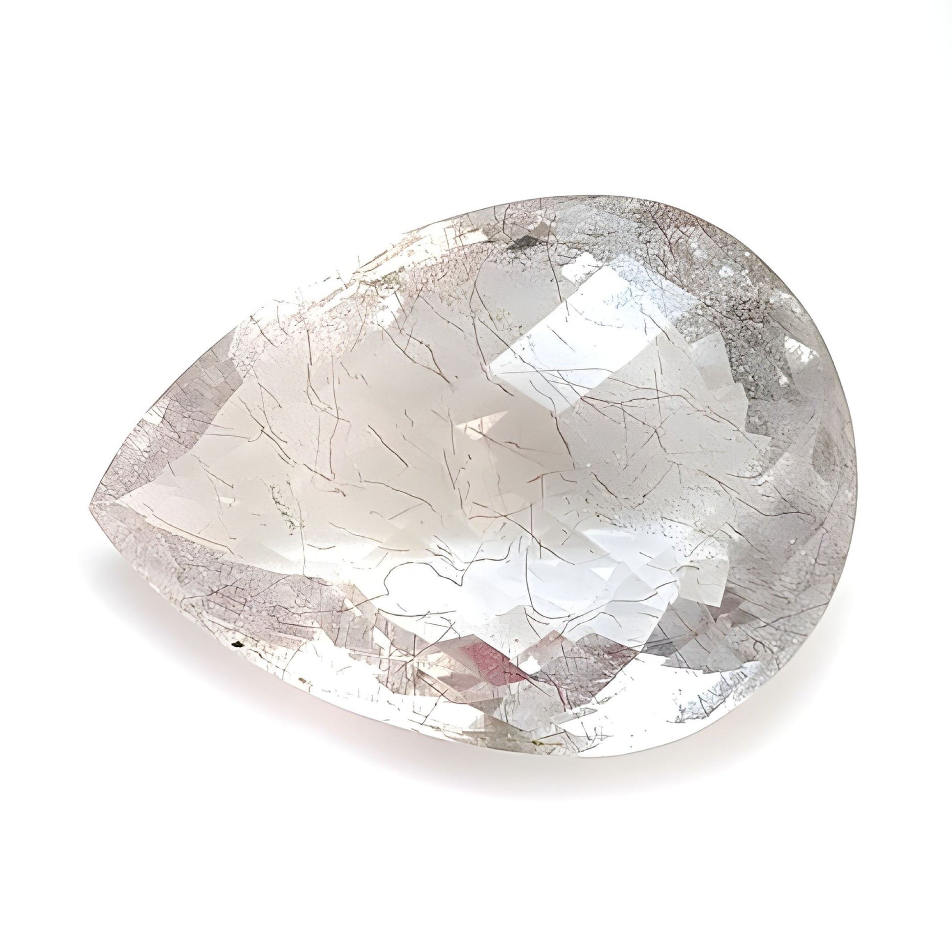 amethyst checker cut gemstone