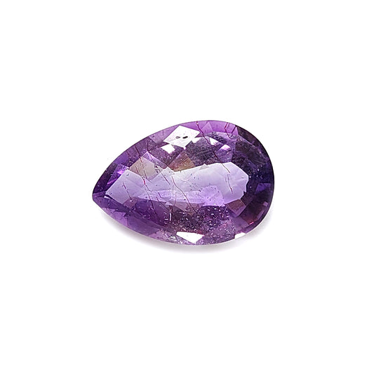 amethyst faceted cut gemstone
