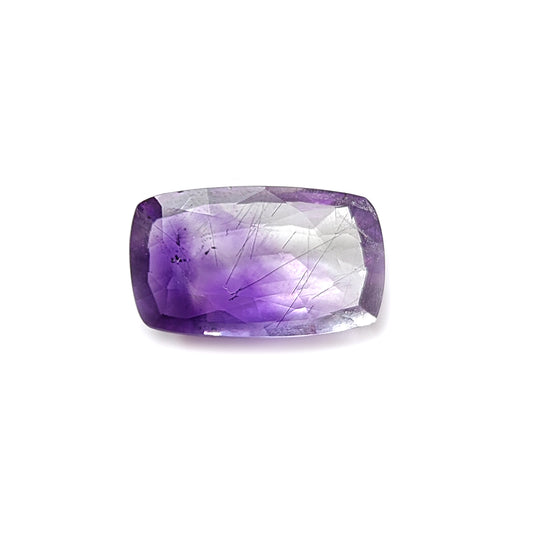 amethyst faceted cut gemstone