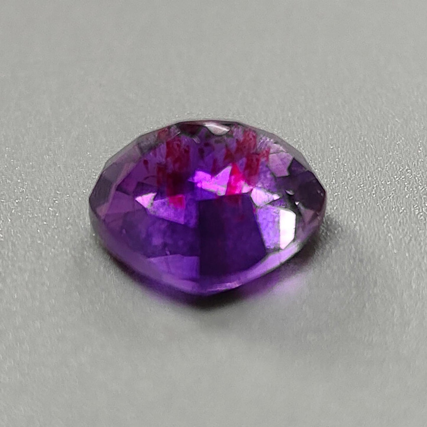 Rutile Amethyst Quartz Gemstone Faceted Cut: Natural Untreated Purple Amethyst Heart, Pear Shape 1pc for Jewelry February Birthstone