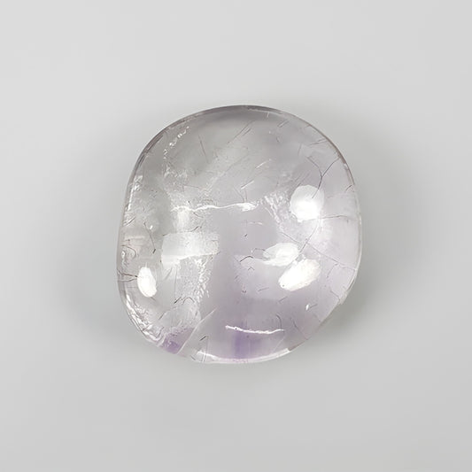 amethyst rutile cabochon gemstone