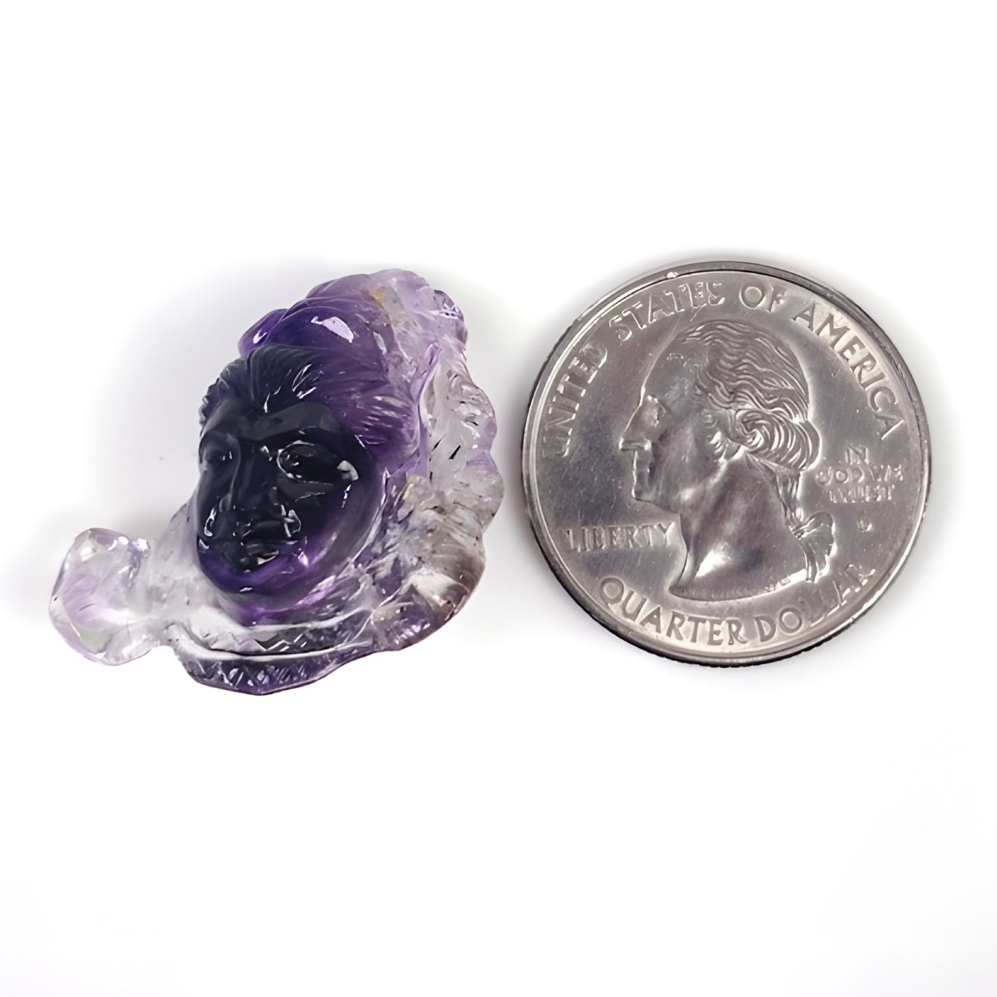 Amethyst-Schnitzerei